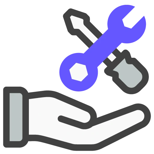 Hand settings icon representing physical security control testing